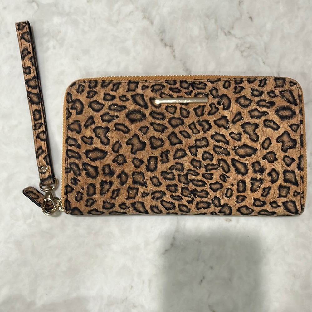 Cheetah, print, wristlet, wallet